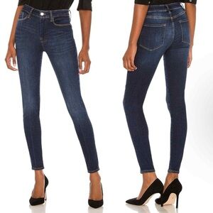 Frame Le One Skinny Mid Rise Skinny Jeans in Kodak size 2